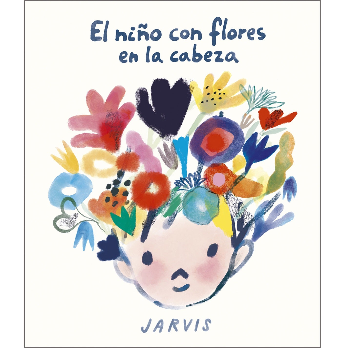 El niño con flores en la cabeza El niño con flores en la cabeza
